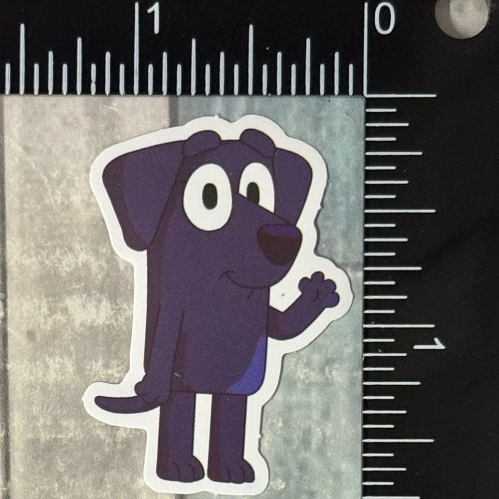 🌀10/$10🌀 Cute Bluey & Bingo Reusable Waterproof Vinyl Sticker Decal